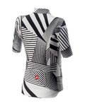 CASTELLI Cycling short sleeve jersey - SUBLIME LADY - black/white