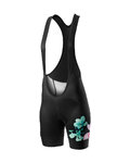 CASTELLI Cycling bib shorts - FIORITA LADY - black