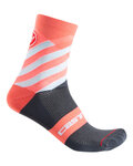 CASTELLI Cyclingclassic socks - TALENTO W LADY - pink/grey