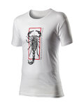 CASTELLI Cycling short sleeve t-shirt - LOGO - white