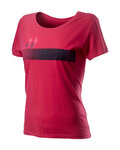 CASTELLI Cycling short sleeve t-shirt - LOGO W LADY - pink