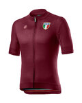 CASTELLI Cycling short sleeve jersey - ITALIA 20 - bordeaux