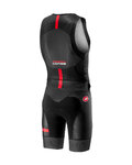 CASTELLI Cycling skinsuit - FREE SANREMO - black