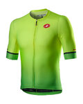 CASTELLI Cycling short sleeve jersey and shorts - AERO RACE - black/green