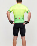 CASTELLI Cycling short sleeve jersey and shorts - AERO RACE - black/green