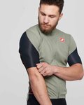 CASTELLI Cycling short sleeve jersey - ENTRATA V - green