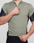 CASTELLI Cycling short sleeve jersey - ENTRATA V - green