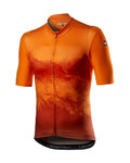 CASTELLI Cycling short sleeve jersey - POLVERE - orange