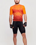 CASTELLI Cycling short sleeve jersey - POLVERE - orange