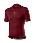 CASTELLI Cycling short sleeve jersey - CLASSIFICA - bordeaux