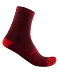 CASTELLI Cyclingclassic socks - SUPERLEGGERA T 12 - bordeaux