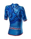 CASTELLI Cycling short sleeve jersey and shorts - CLIMBER'S 2.0 - blue/black