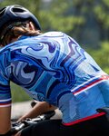 CASTELLI Cycling short sleeve jersey - CLIMBER'S 2.0 LADY - blue