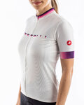 CASTELLI Cycling short sleeve jersey - GRADIENT LADY - ivory