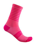 CASTELLI Cyclingclassic socks - SUPERLEGGERA 12 LADY - pink