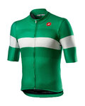 CASTELLI Cycling short sleeve jersey - LA MITICA - green/white