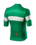 CASTELLI Cycling short sleeve jersey - LA MITICA - green/white