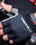 CASTELLI Cycling fingerless gloves - ENTRATA V - black