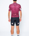 CASTELLI Cycling short sleeve jersey and shorts - AVANTI II - bordeaux/black