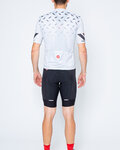 CASTELLI Cycling short sleeve jersey and shorts - AVANTI - black/silver/grey