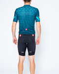 CASTELLI Cycling short sleeve jersey and shorts - AVANTI - blue/black