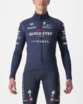 CASTELLI Cycling thermal jacket - QUICK-STEP 2022 - blue