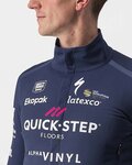 CASTELLI Cycling thermal jacket - QUICK-STEP 2022 - blue