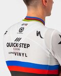 CASTELLI Cycling short sleeve jersey - QUICK-STEP 2022 COMPETIZIONE - rainbow/white