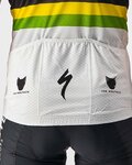 CASTELLI Cycling short sleeve jersey - QUICK-STEP 2022 COMPETIZIONE - rainbow/white
