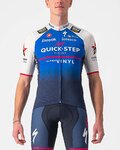 CASTELLI Cycling short sleeve jersey - QUICK-STEP 2022 COMPETIZIONE - blue/white