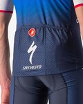 CASTELLI Cycling short sleeve jersey - QUICK-STEP 2022 COMPETIZIONE - blue/white