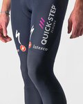 CASTELLI Cycling long bib trousers - QUICK-STEP 2022 - blue