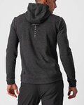 CASTELLI hoodie - MILANO FZ FLEECE - black