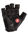 CASTELLI Cycling fingerless gloves - DOLCISSIMA 2 LADY - black/white