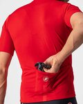 CASTELLI Cycling short sleeve jersey - CLASSIFICA - red