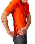 CASTELLI Cycling short sleeve jersey - CLASSIFICA - orange