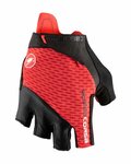 CASTELLI Cycling fingerless gloves - ROSSO CORSA PRO V - red