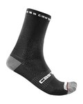 CASTELLI Cyclingclassic socks - ROSSO CORSA PRO 15 - black