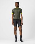 CASTELLI Cycling short sleeve jersey - GRADIENT LADY - green