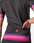 CASTELLI Cycling short sleeve jersey - GRADIENT LADY - anthracite