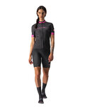 CASTELLI Cycling short sleeve jersey - GRADIENT LADY - anthracite