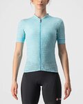 CASTELLI Cycling short sleeve jersey and shorts - PROMESSA J. LADY - black/light blue