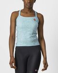 CASTELLI Cycling sleeveless jersey - PROMESSA JACQ BAVE W - light blue