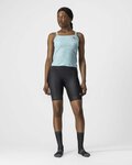 CASTELLI Cycling sleeveless jersey - PROMESSA JACQ BAVE W - light blue