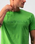 CASTELLI Cycling short sleeve t-shirt - SPRINTER TEE - green