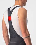 CASTELLI Cycling bib shorts - COMPETIZIONE KIT - black/silver