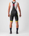 CASTELLI Cycling bib shorts - COMPETIZIONE KIT - yellow/black