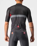 CASTELLI Cycling short sleeve jersey - A BLOCCO - black/grey/red