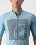 CASTELLI Cycling short sleeve jersey - BAGARRE - blue