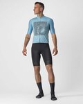 CASTELLI Cycling short sleeve jersey - BAGARRE - blue